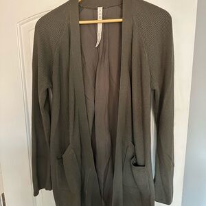 Lululemon Athletica sage/olive green Cardigan